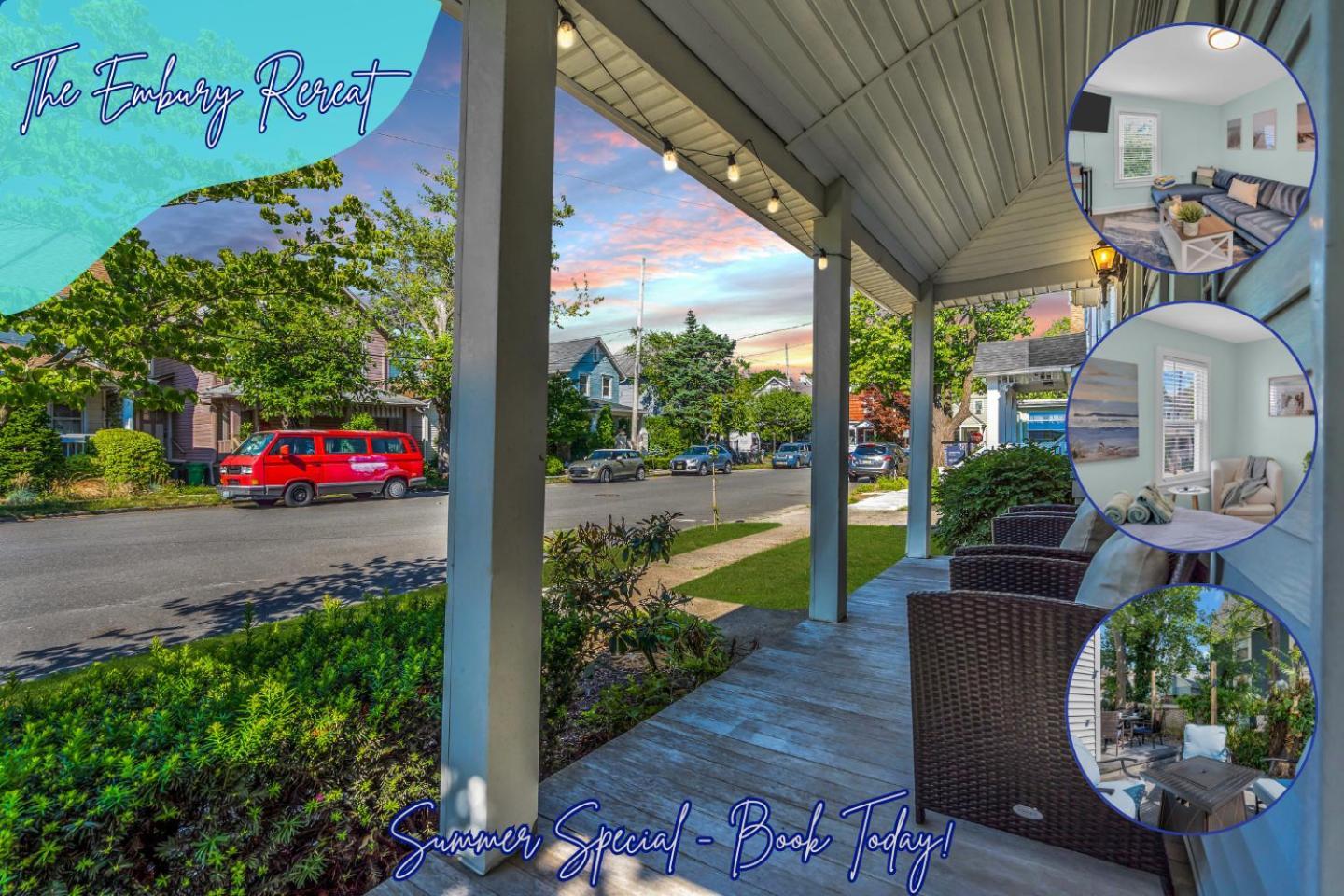 6-Min Walk To Asbury Park & Og Main St - Updated & Cozy Apartment In Historic Ocean Grove - Fire Pit & Patio - Fast Wi-Fi Buitenkant foto